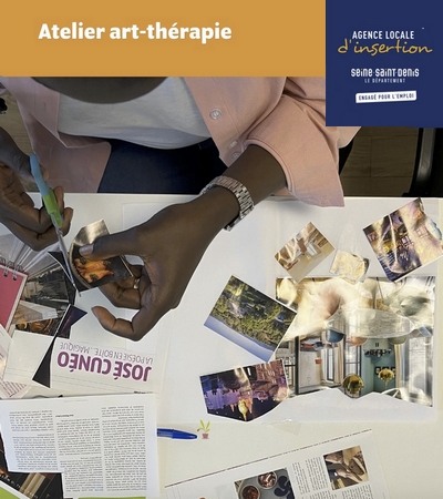 Atelier d'art thérapie dans une Agence Locale d'Insertion